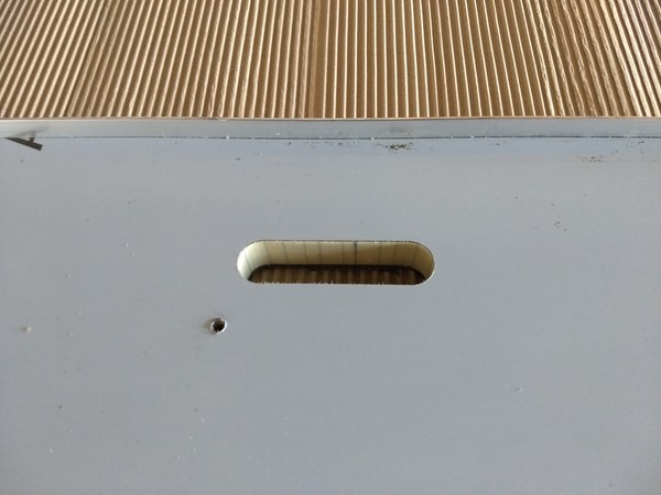 Detail Schlauchdurchführung