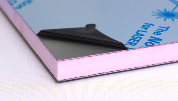 Edelstahlpaneel mit XPS Kern